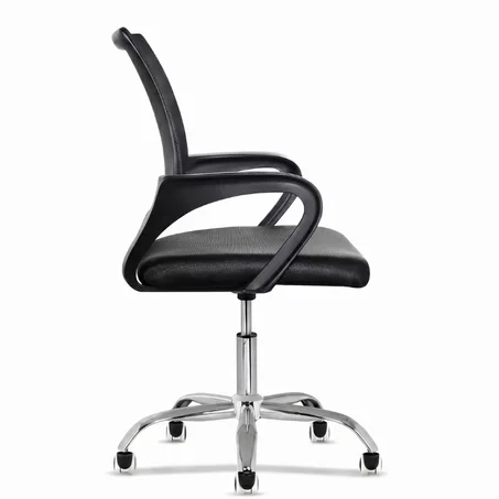 Chaise de Bureau Design Noir Moderne