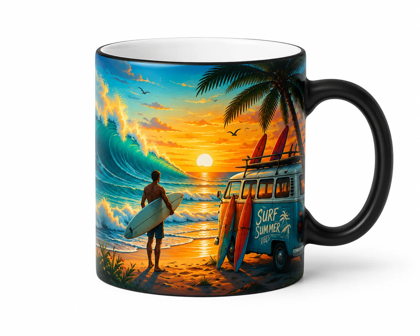 Black Mug Magique Thermoréactif