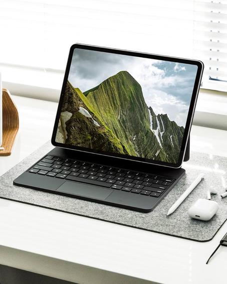 Essager clavier magnétique pliable sans fil Bluetooth,12.9 pouces