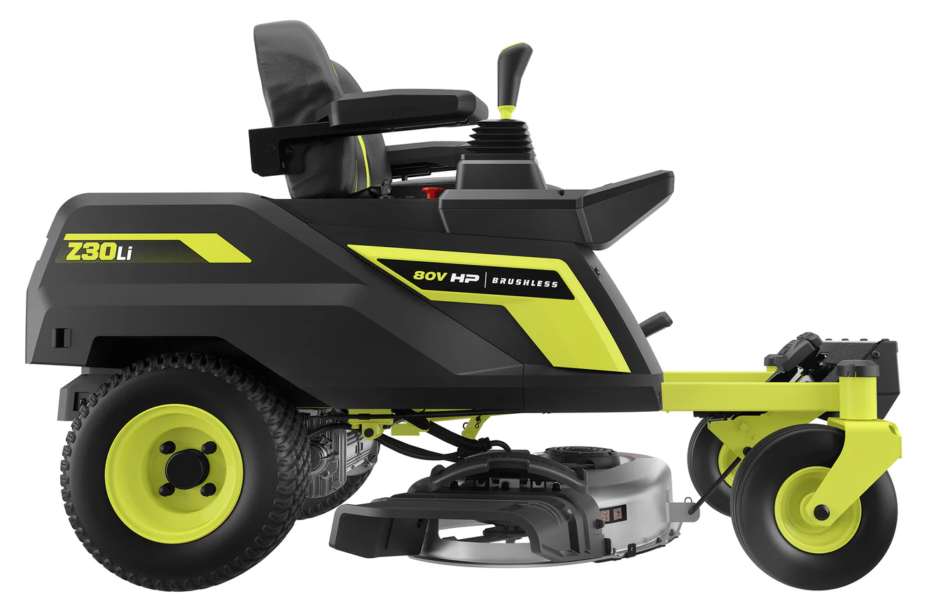 RYOBI 80V HP Brushless 30 in. Battery Electric Cordless Zero Turn Riding Mower with (2) 80V 10 Ah Batteries and Charger