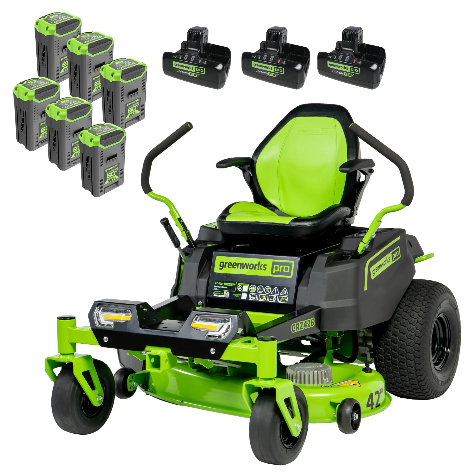 Greenworks Pro 60V 42-Inch CrossoverZ Zero Turn Mower
