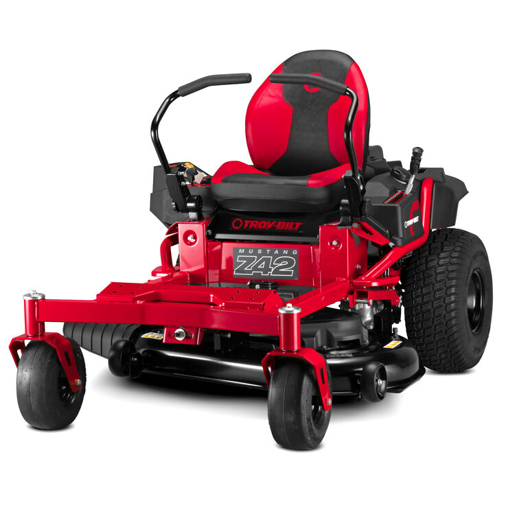 Troy-Bilt Mustang 42 in. 22 HP V-Twin Kohler 7000 Series Engine Dual Hydrostatic Drive Gas Zero Turn Riding Lawn Mower