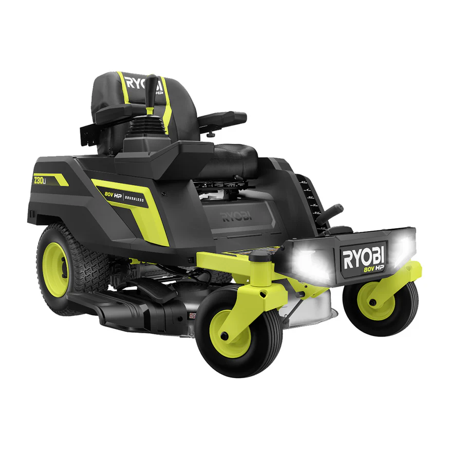 RYOBI 80V HP Brushless 30 in. Battery Electric Cordless Zero Turn Riding Mower with (2) 80V 10 Ah Batteries and Charger