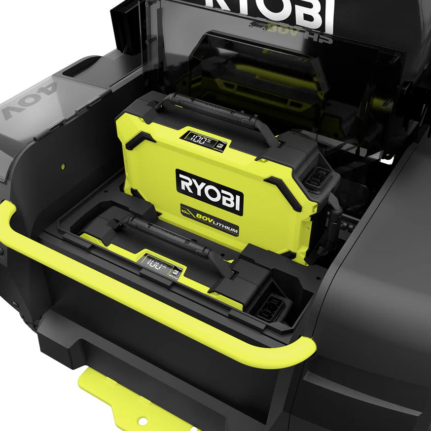 RYOBI 80V HP Brushless 30 in. Battery Electric Cordless Zero Turn Riding Mower with (2) 80V 10 Ah Batteries and Charger