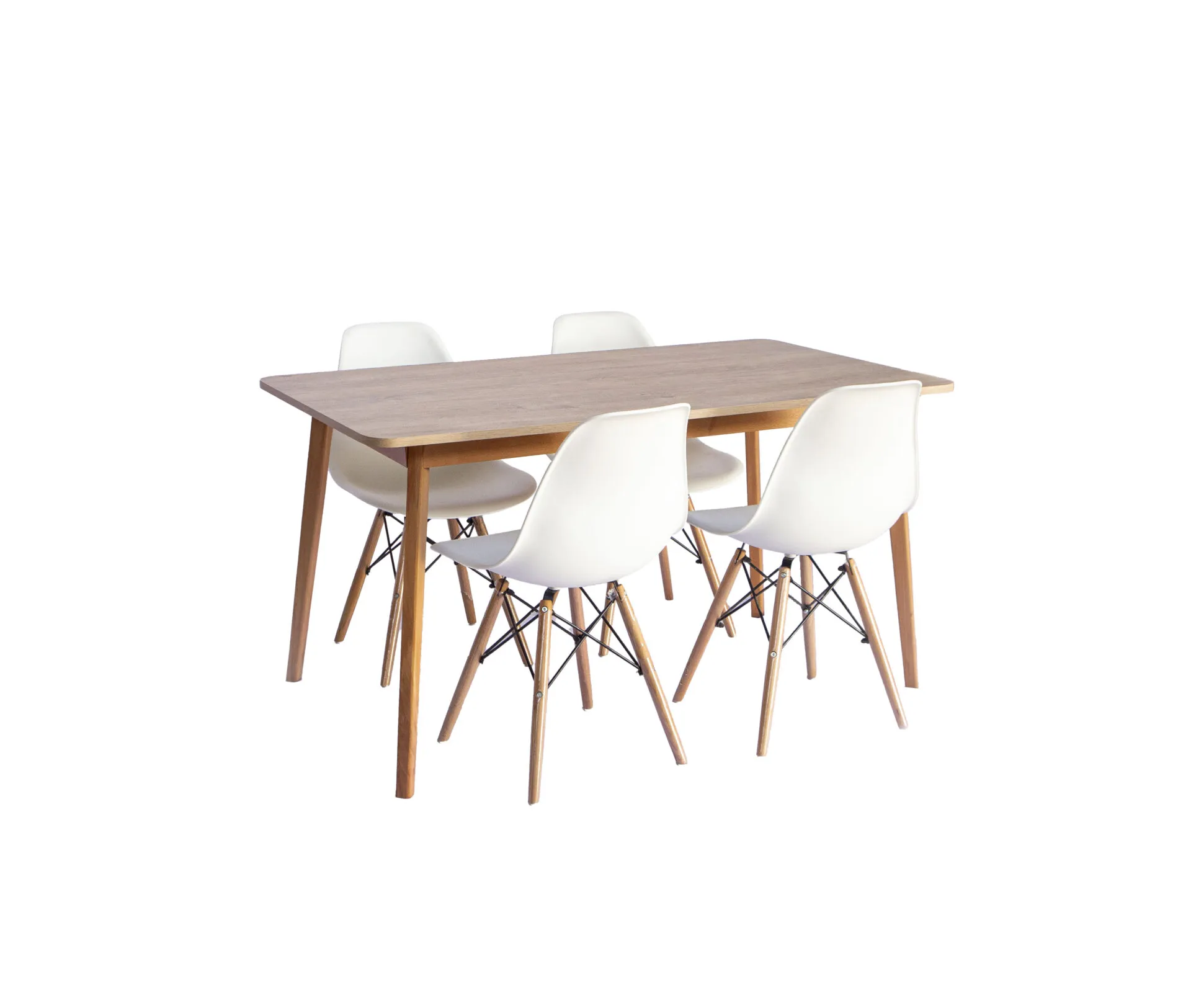 NOUR – Table à manger rectangulaire en bois naturel