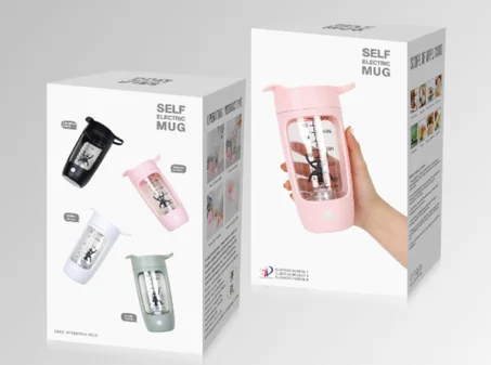 زجاجة خلاط أوتوماتيكية كهربائية للصالة الرياضية، كوب خلط للسلطات ومشروبات البروتين