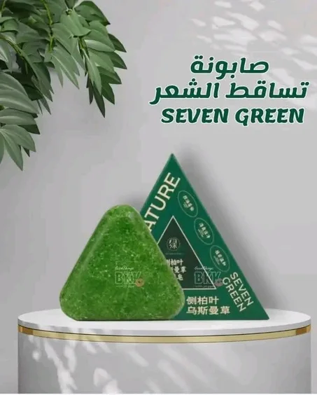صابون 12 عشبة طبيعي لتكثيف الشعر ومنع التساقط وإزالة القشرة