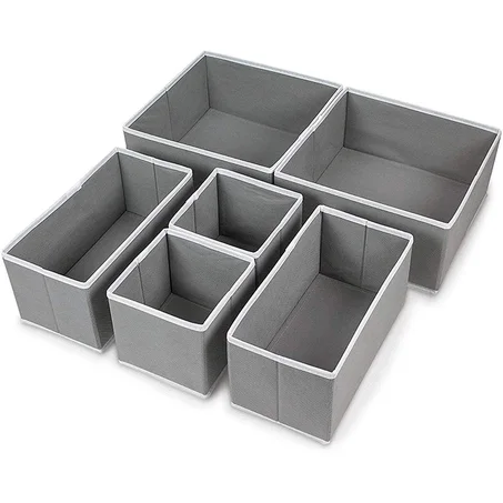 Smart Home & Storage – 6 pcs منظمات أدراج للملابس”