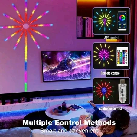 Firework Smart Light 195 LED – حوّل غرفتك لعرض أضواء مذهل ✨🏠