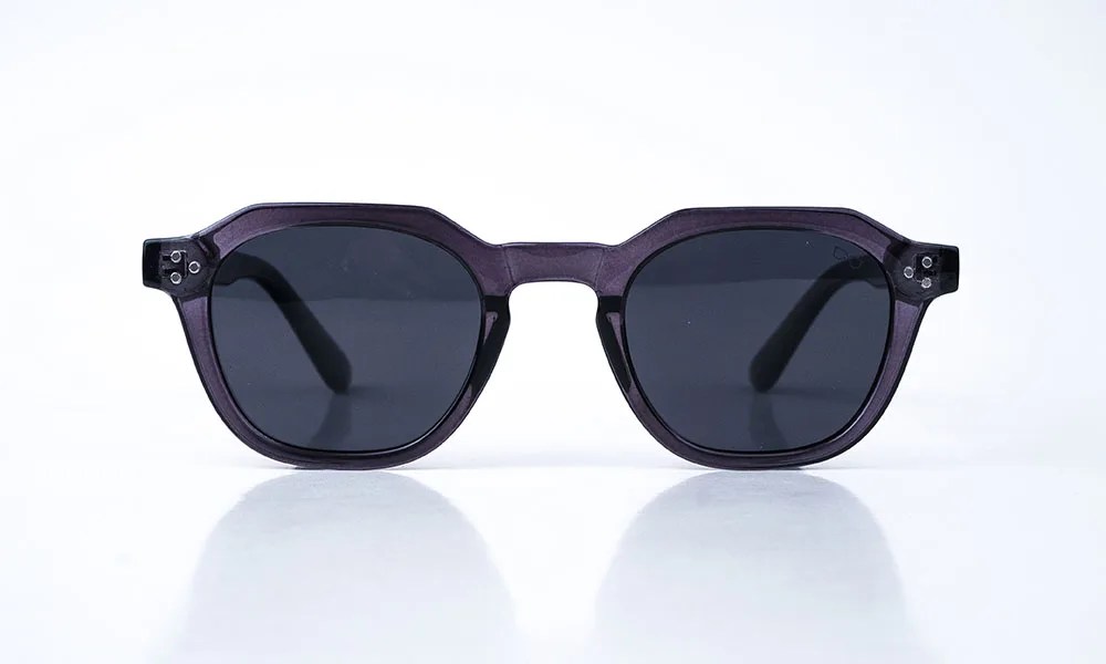 Lunettes de Soleil Carrées Transparentes Violet – Polarisées & Style Moderne 😎🔥
