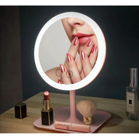 Miroir Double Face 360° x5 Grossissant avec Support – مرآة زينة احترافية دوارة