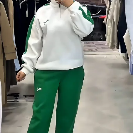 جديد الشتاء 2026: طقم "PUMA" النسائي (ثوب المونطوني التركي 🇹🇷) - الأناقة والدفء لي غتخليك متميزة هاد الموسم!