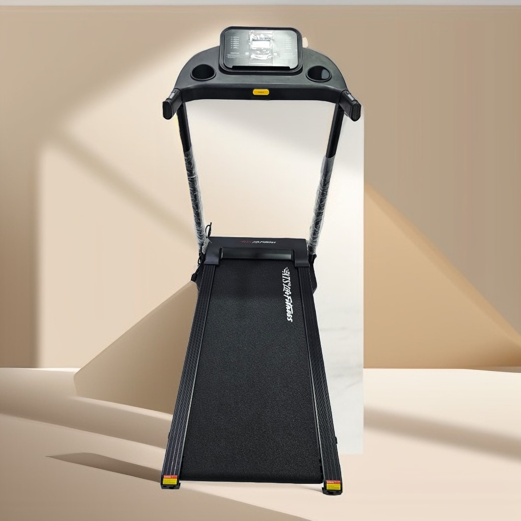 جهاز مشي ذكي 700W، قابل للطي، شاشة LED، سرعة حتى 14 كم/ساعة، حزام ضد الانزلاق، يتحمّل 120 كجم، تصميم أنيق وعملي.