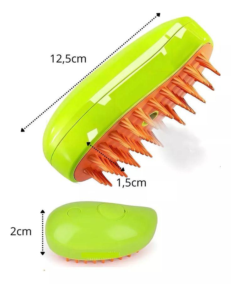 🐶✨ *فرشاة ذكية للقطط والكلاب – شحن USB + بخاخ مائي