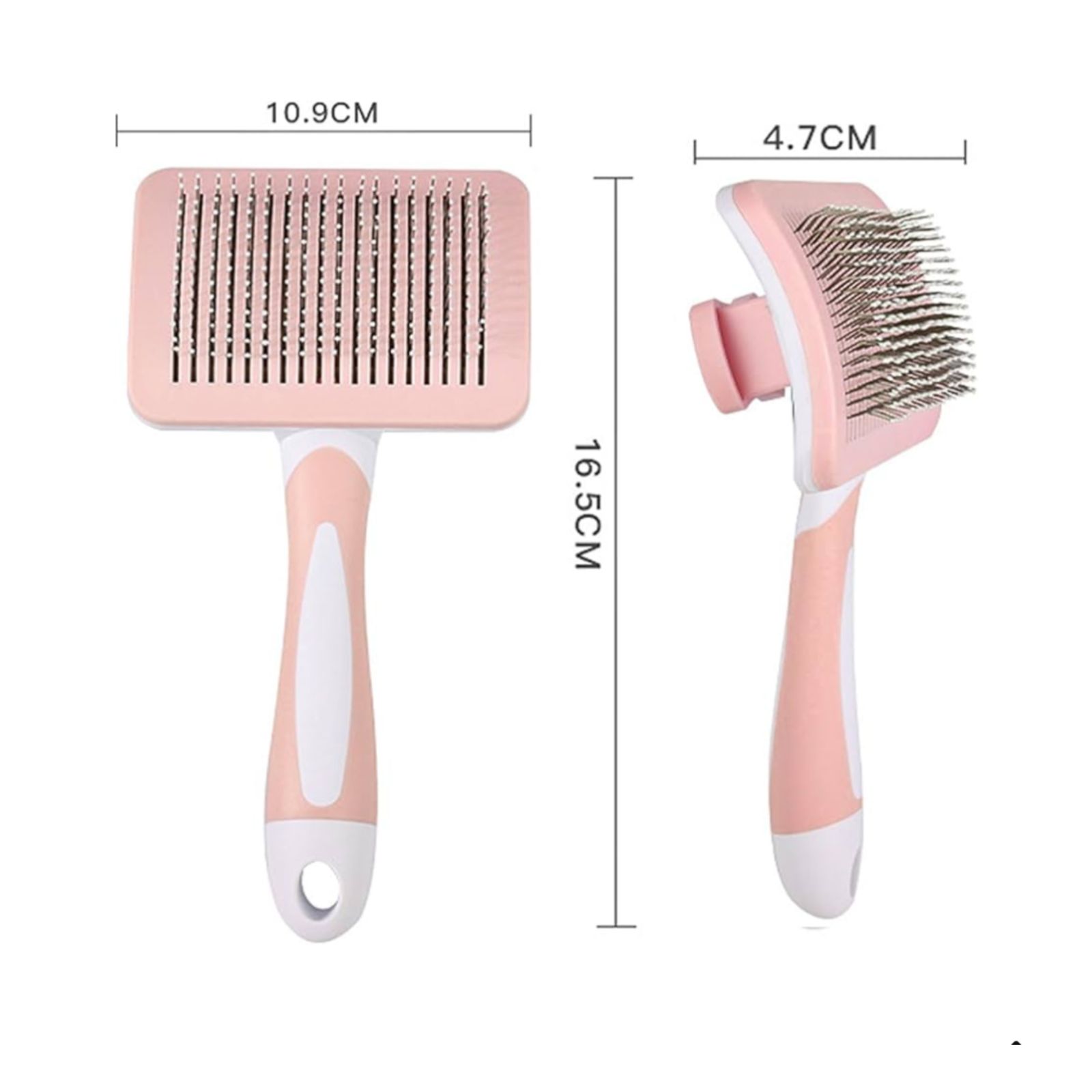 فرشاة إزالة الشعر وتنظيف الفرو ذاتية التنظيف للحيوانات الأليفة – تصميم مريح وفعال للقطط والكلاب