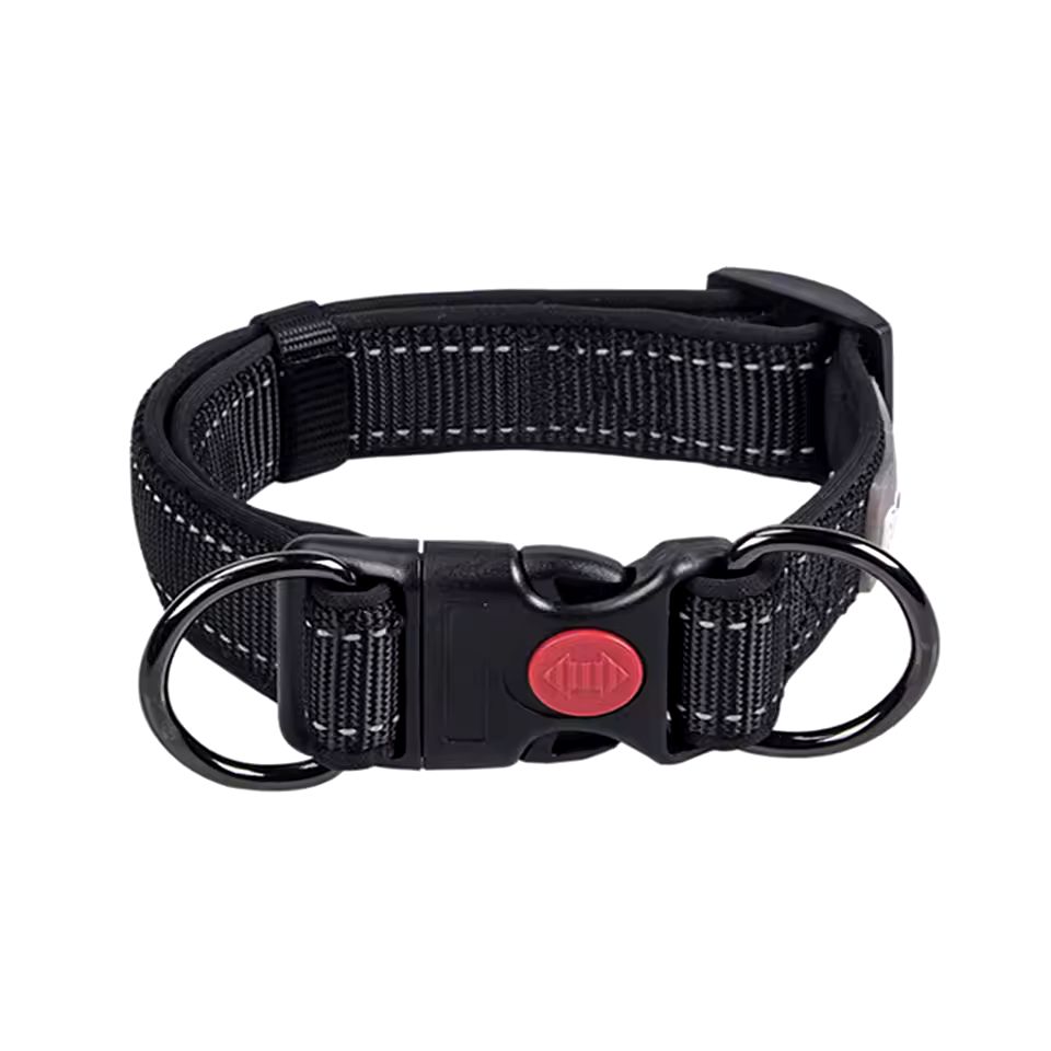 طوق أمان عاكس للكلاب والقطط – ألوان متعددة وتصميم قوي ومريح