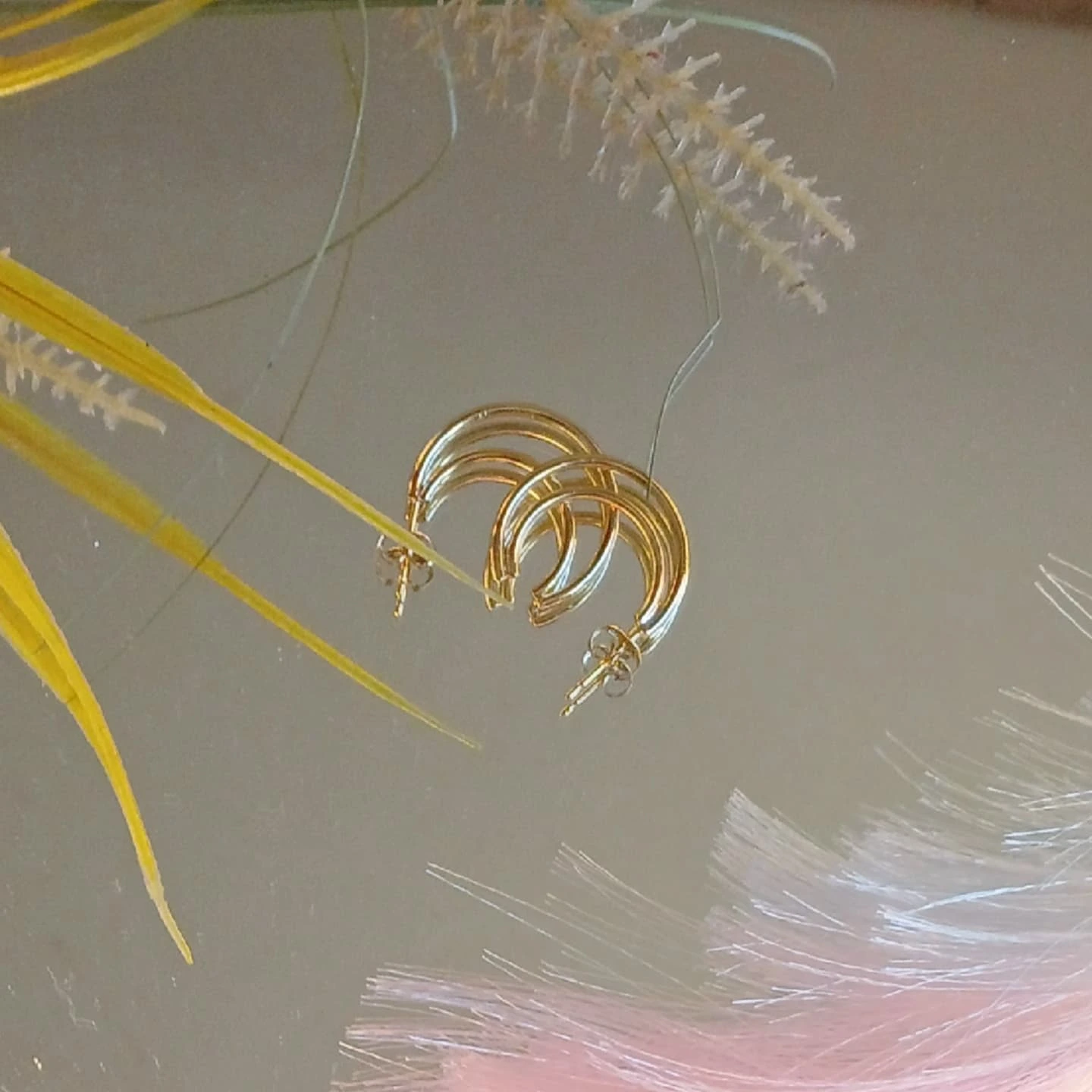 Boucles d'oreilles en acier inoxydable made in USA