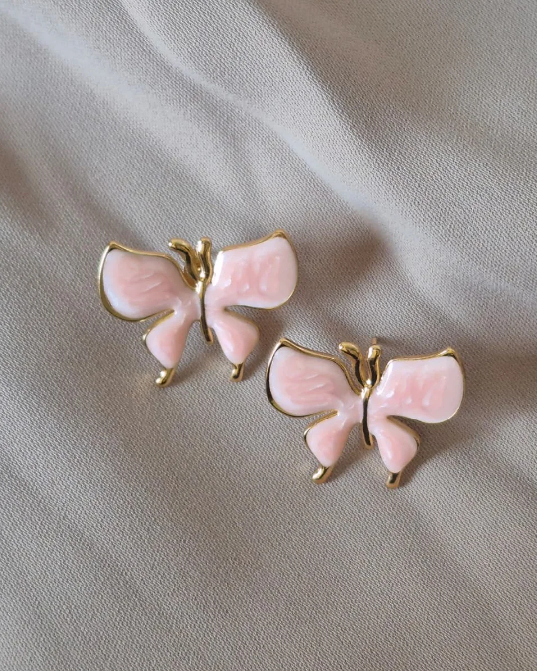 Boucles d'oreilles PAPILLLON en acier inoxydable