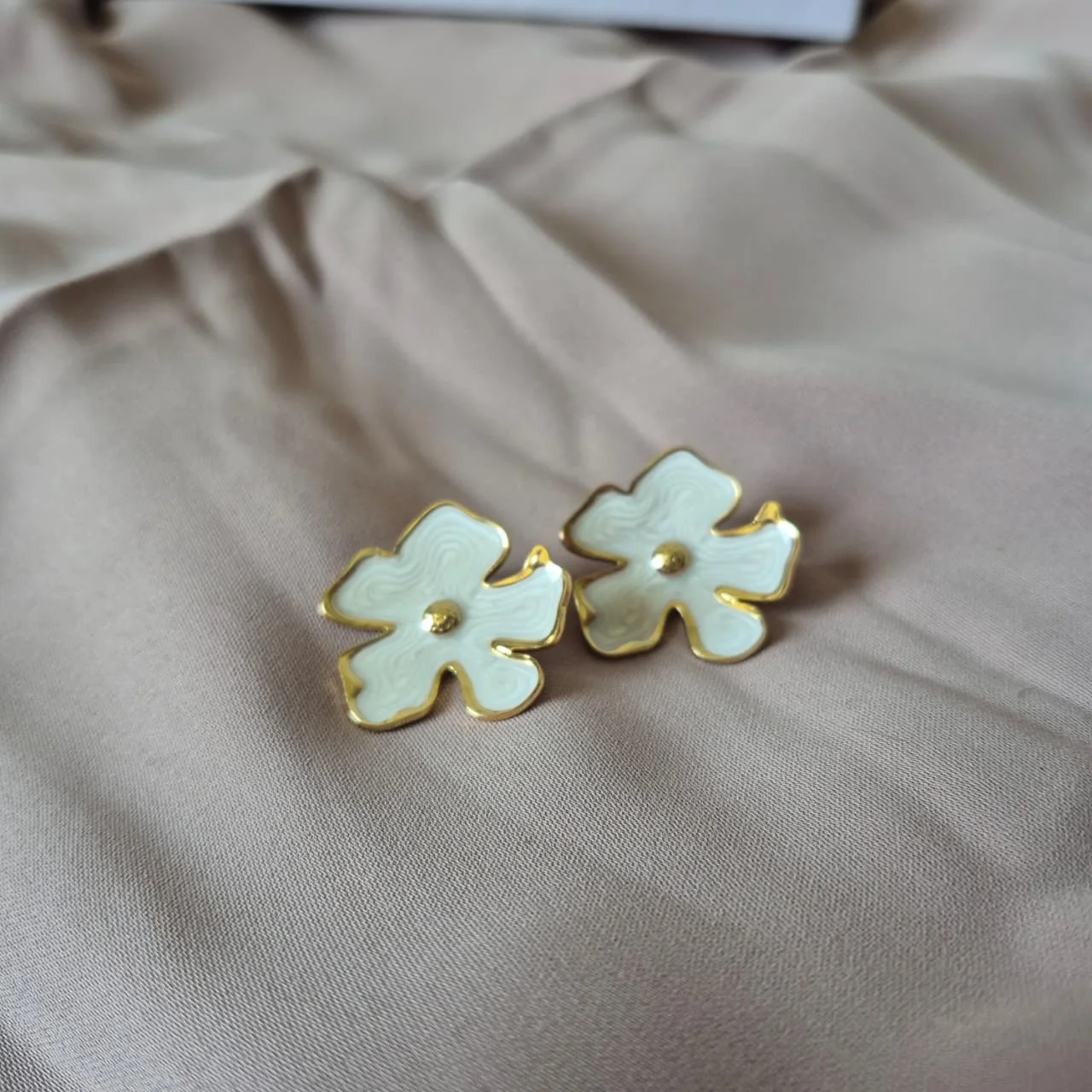 Boucles d'oreilles TULIPE en acier inoxydable