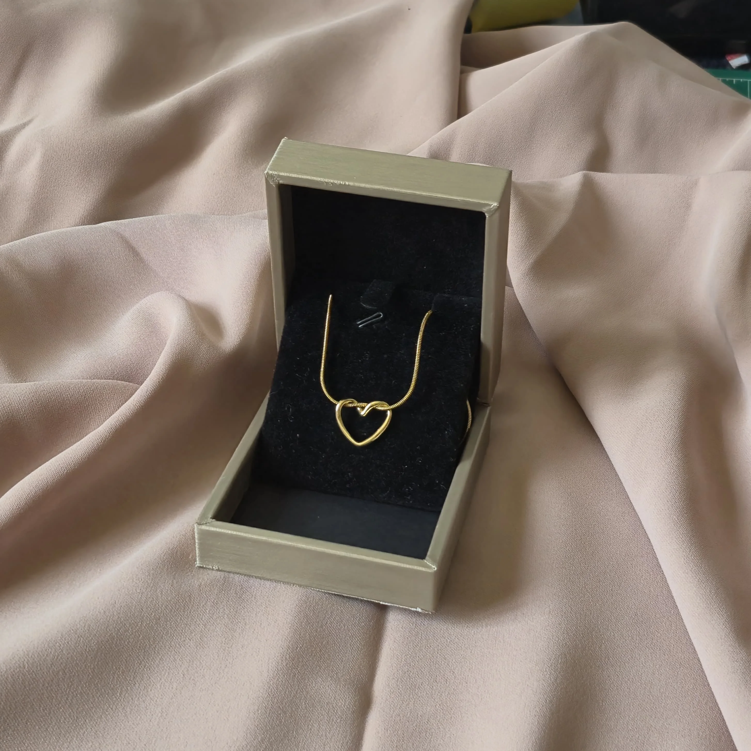 Collier Cœur en acier inoxydable