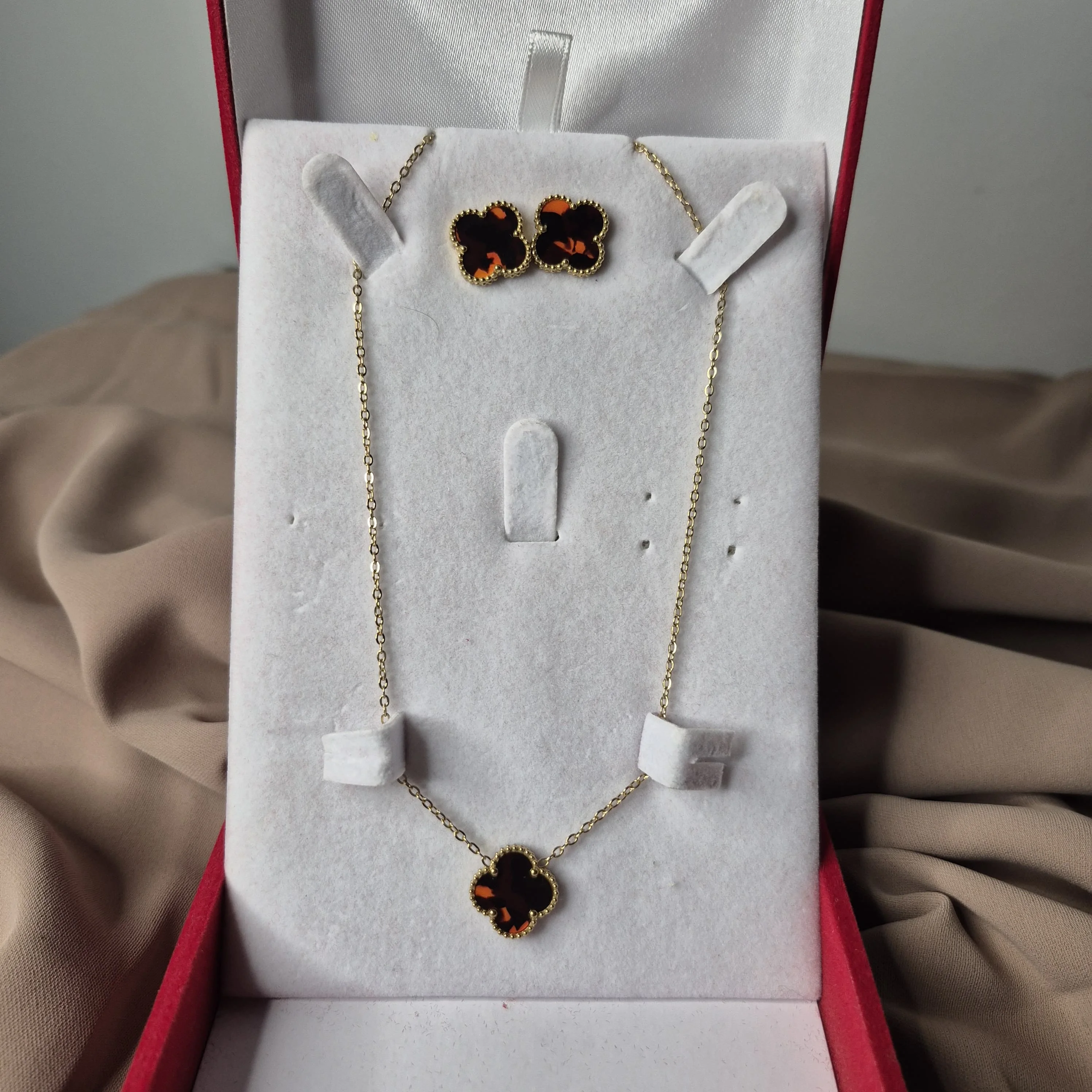 Pack Van Cleef (Collier et boucles d'oreilles)