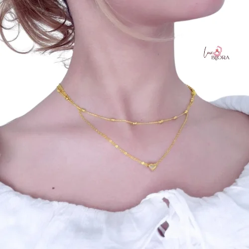 Doucles colliers en acier inoxydable