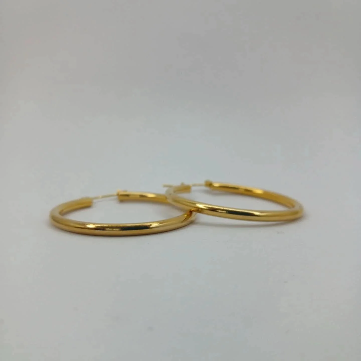 Boucles d'oreilles en acier inoxydable