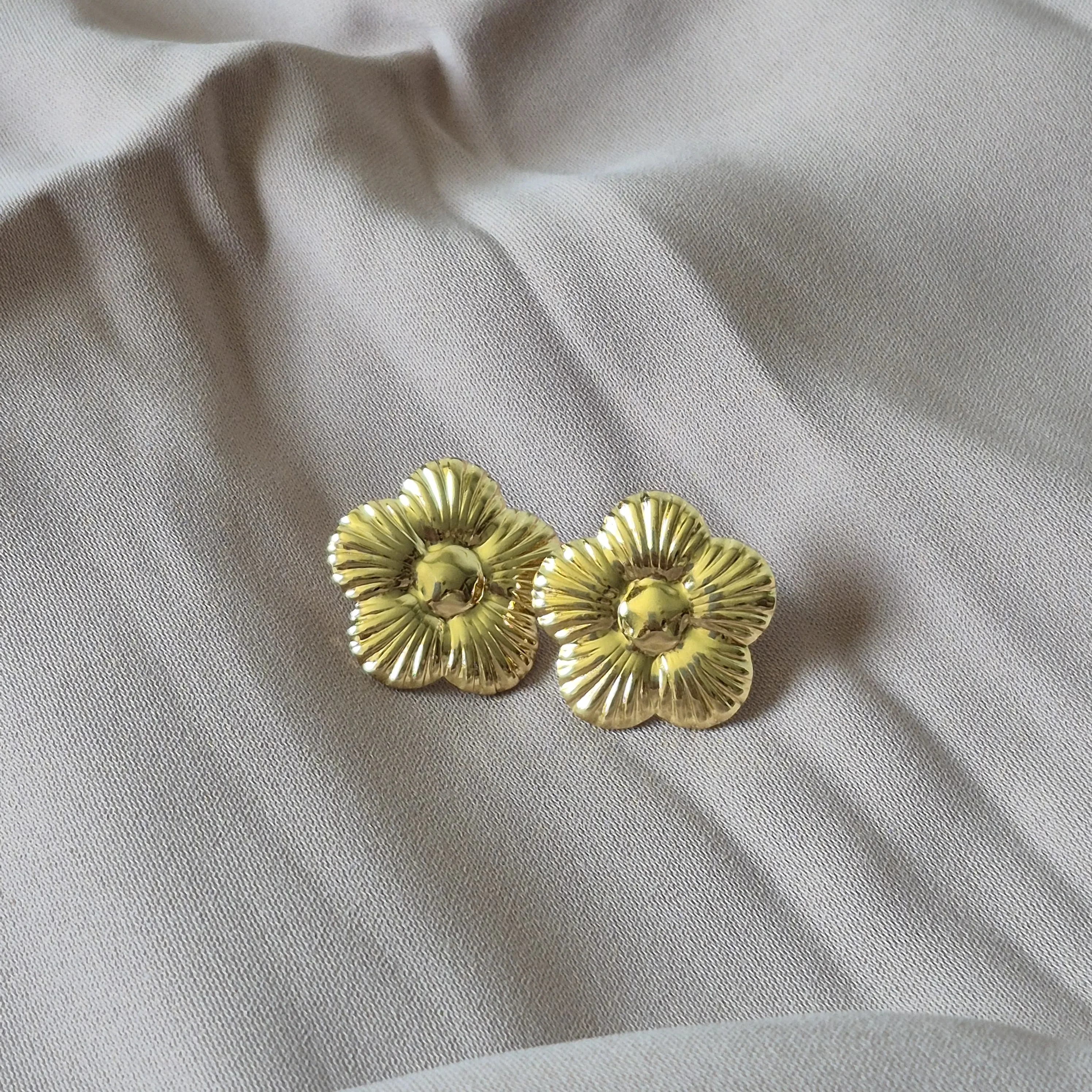 Boucles d'oreilles Simple en acier inoxydable