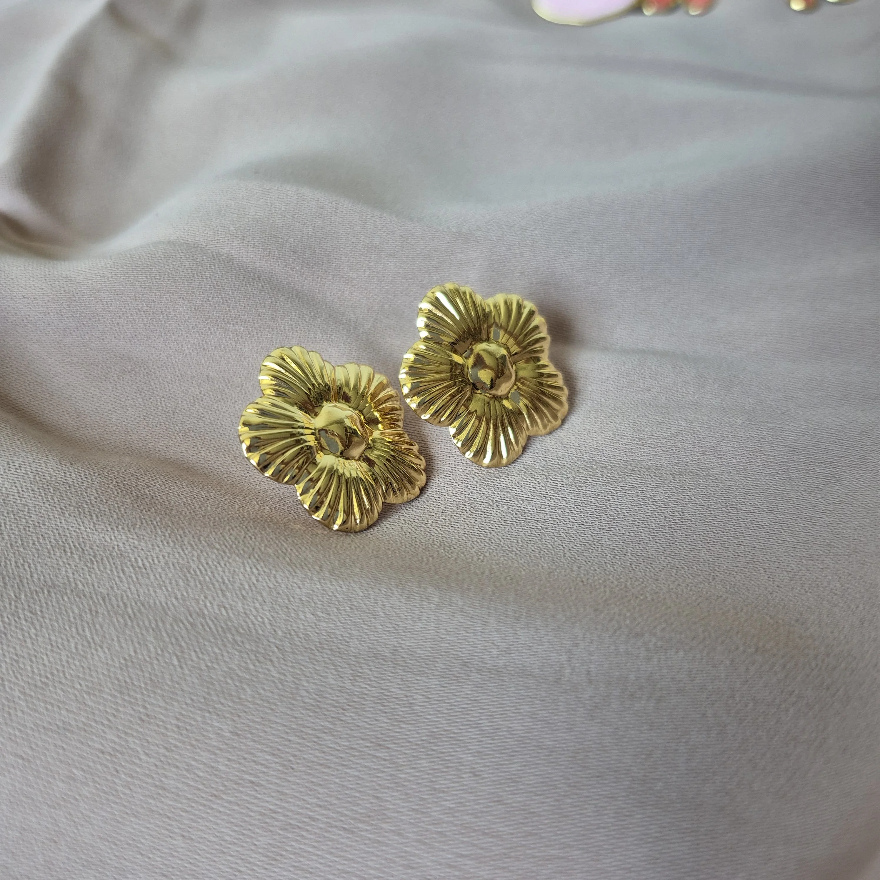 Boucles d'oreilles Simple en acier inoxydable