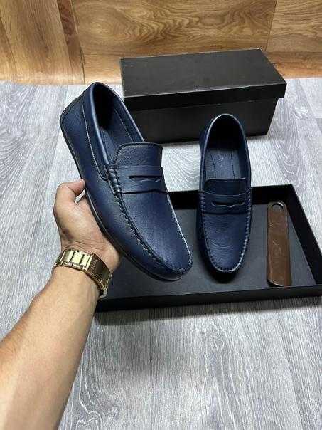 Mocassin bleu