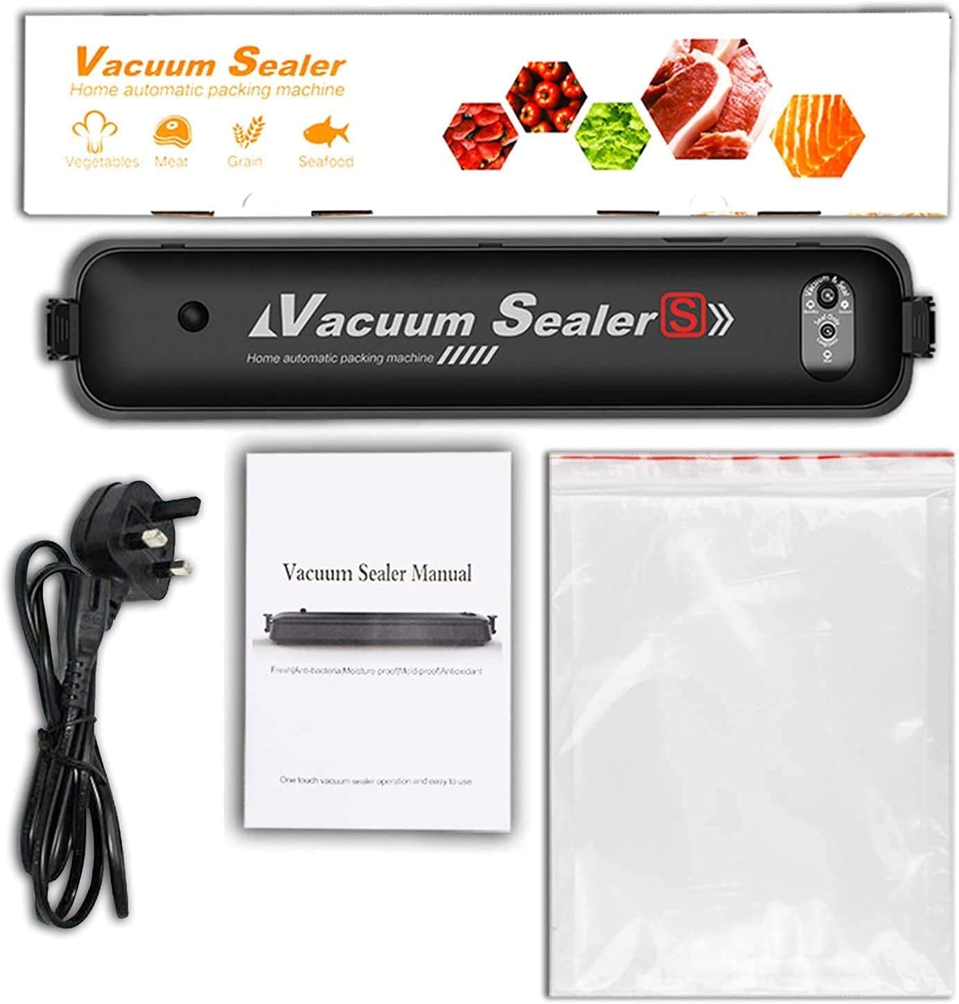 آلة تغليف الطعام المفرغ من الهواء متعددة الوظائف Multifunctional Food Vacuum Sealer