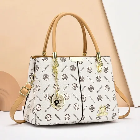 Printed Leather Ladies Crossbody Messenger