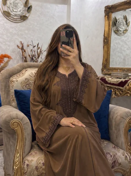 كندورة مغربية أنيقة– كريب فاخر