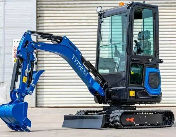 TYPHON 18 FLEX PRO 1.8 Ton Mini Excavator USA with 12 attachments