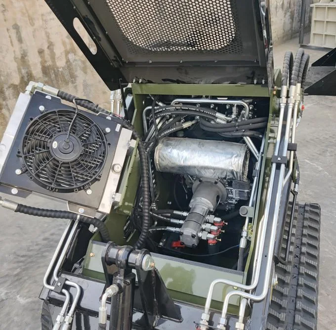 Skid Steer Loader Wheeled 22.1 HP Honda EPA Gasoline Engine for Gardens, Farming