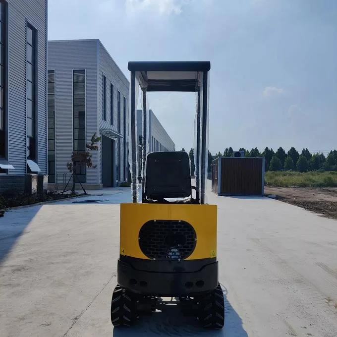 In USA Mini Excavator 1 Ton Digger 13.5hp Gas Tracked Crawler B&S EPA Engine