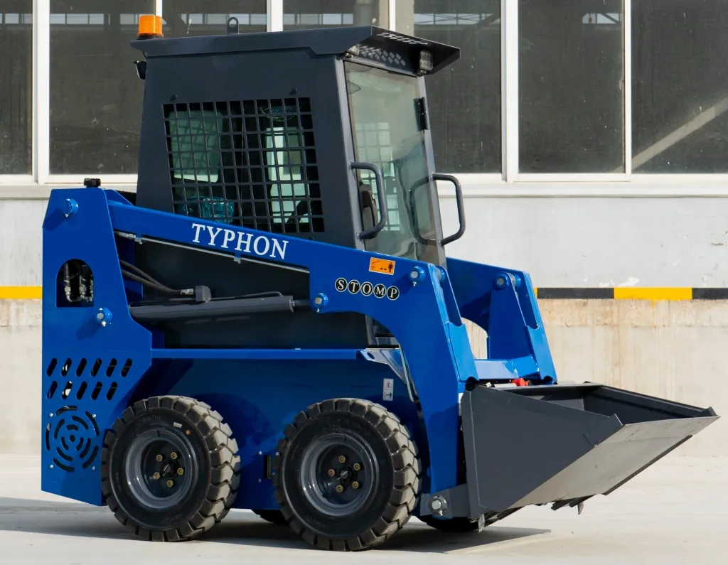 Brand New TYPHON STOMP Mini Skid Steer Kubota D1105 Diesel EPA Engine USA