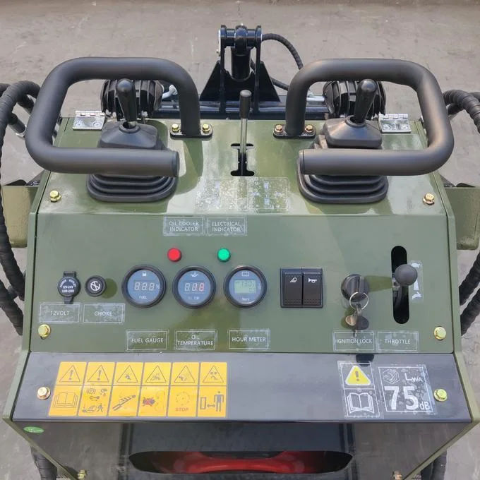 Skid Steer Loader Wheeled 22.1 HP Honda EPA Gasoline Engine for Gardens, Farming