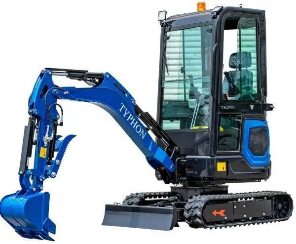TYPHON 18 FLEX PRO 1.8 Ton Mini Excavator USA with 12 attachments