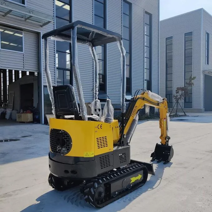 In USA Mini Excavator 1 Ton Digger 13.5hp Gas Tracked Crawler B&S EPA Engine