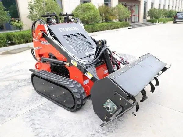 Skid Steer Loader Rotary Plow Tiller Attachment USA