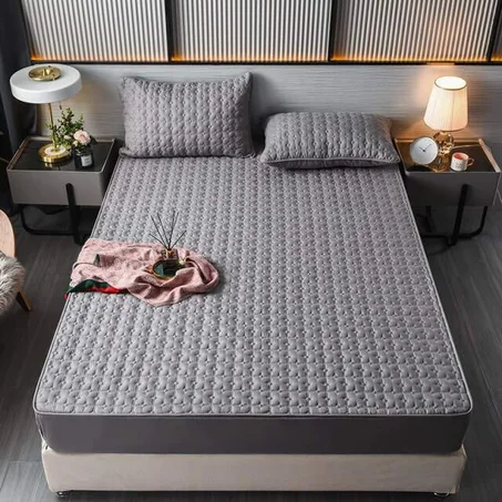 غلاف سرير مانع لتسرب الماء + 2 أغلفة وسائد اصلي