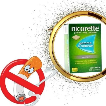 علكة nicorette للاقلاع عن التدخين