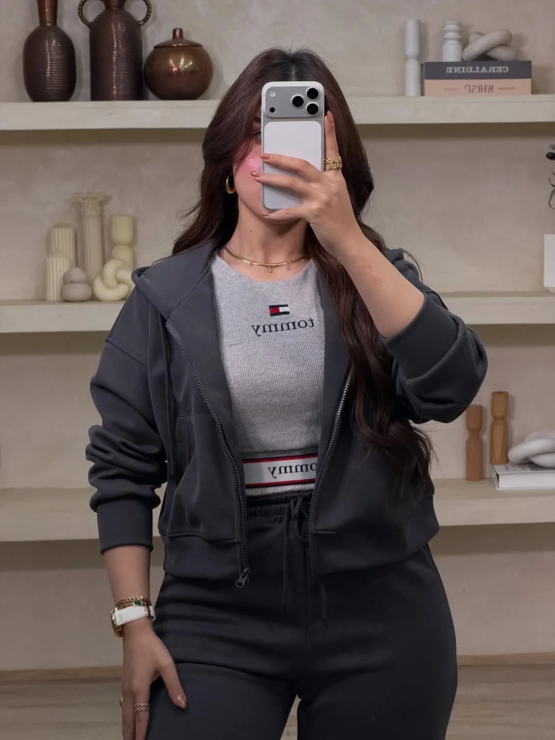 Ensemble Casual à Capuche