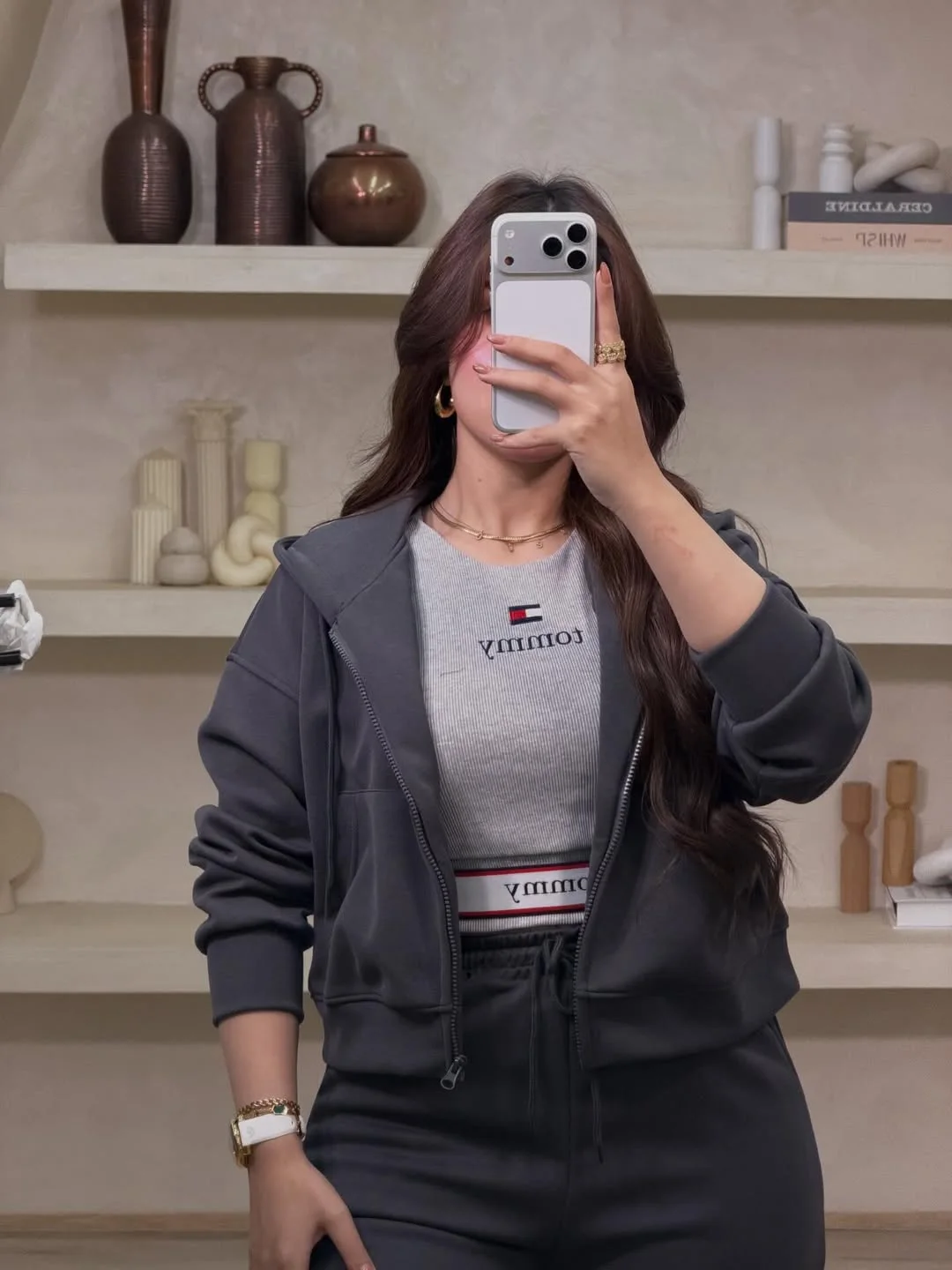 Ensemble Casual à Capuche