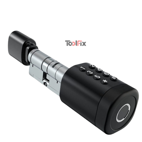 Serrure Toolfix Intelligente – Accès par Empreinte, Code, Carte RFID & Smartphone