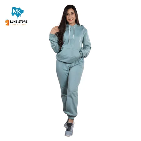 Jogging femme bleu ciel