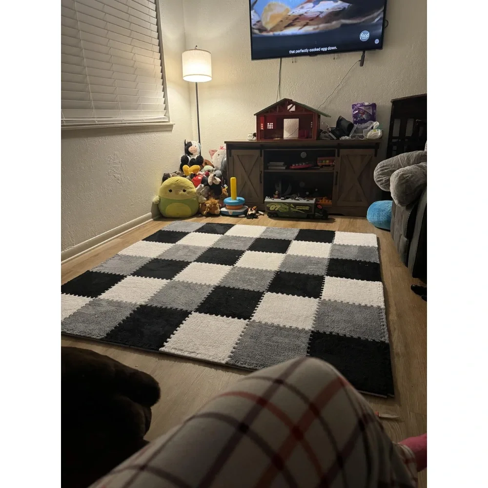 سجادات أرضية ناعمة مضادة للانزلاق و عازل للبرد مثالي لغرفة الأطفال