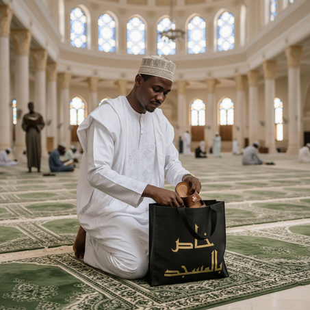 Les Sacs à Chaussures En Tissu Pour Mosquées