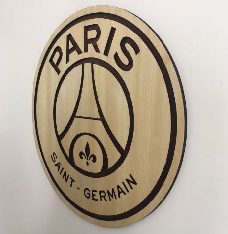 لوحة جدارية خشبية PSG